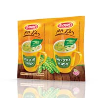 אסם זוג מרק נמס אפונה בדצ חדש 14*52גרם