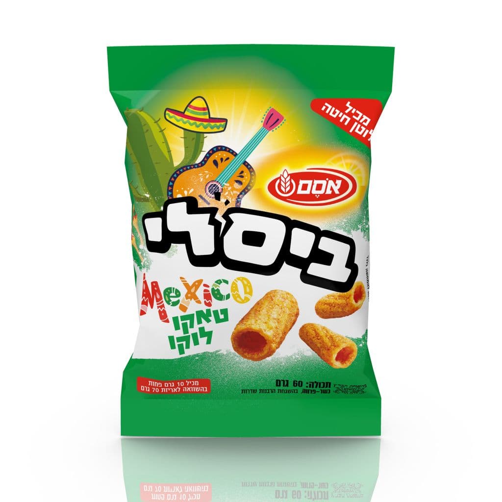 ביסלי טאקו מקסיקו 24*60גרם