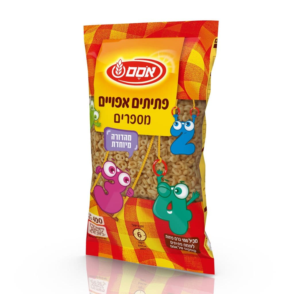 Ptitim Osem en forme de chiffres 12×400 g 2023
