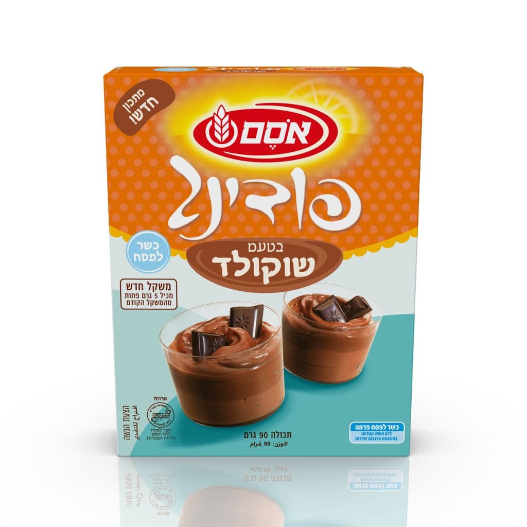 פודינג שוקולד 80 גרם אסם