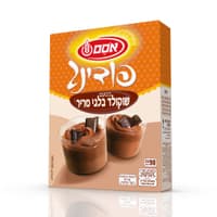פודינג בטעם שוקולד בלגי מריר 90 גרם