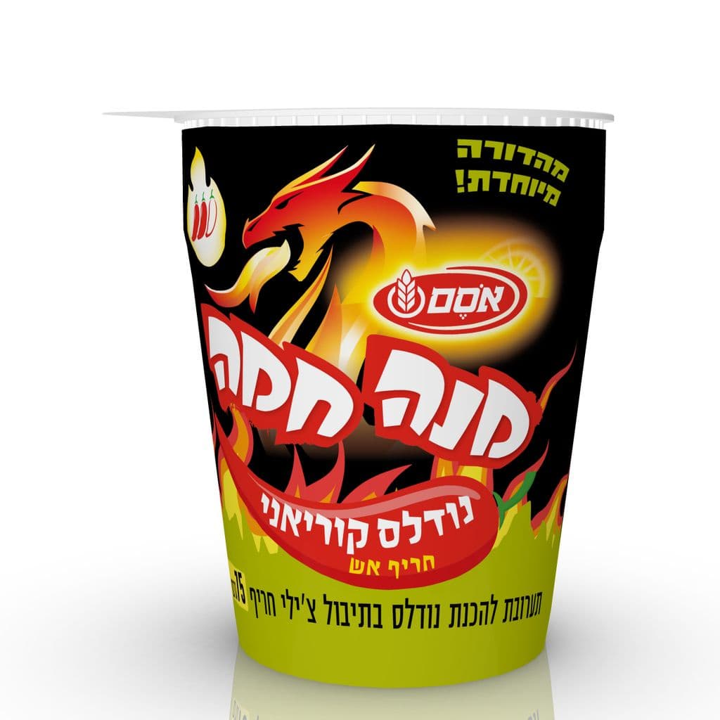 מנה חמה נודלס קוריאני חריף 75 גרם