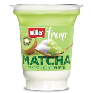 מולר פרופ יוגורט עם קציפת קיווי מאצ'ה