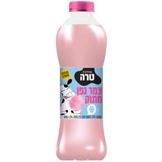 משקה חלב בטעם צמר גפן מתוק 1.5% שומן