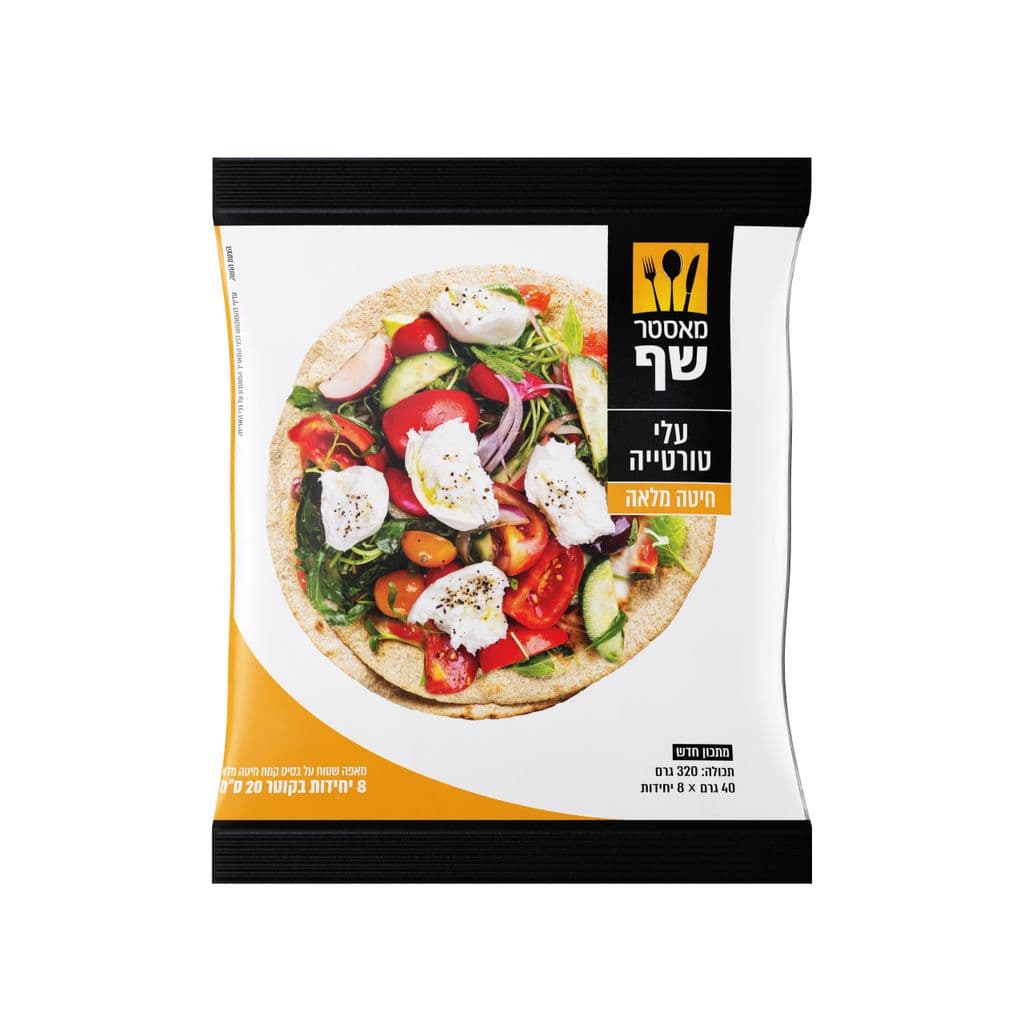 מאסטר שף עלי טורטיה חיטה מלאה 320 גרם