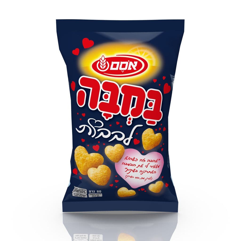 במבה לבבות 40*80גרם חדש