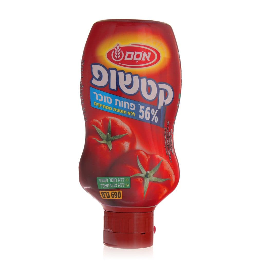 קטשופ מופחת סוכר 690 גרם