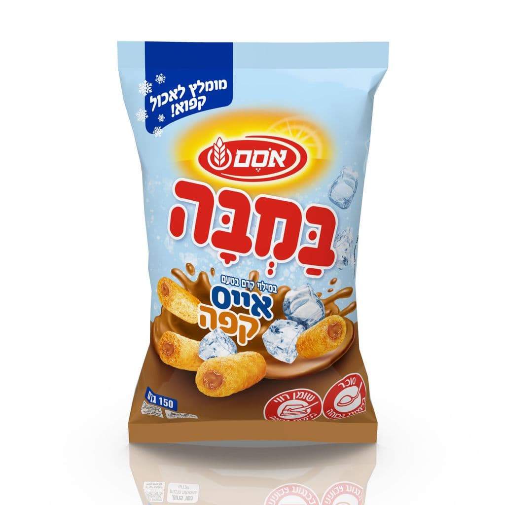 במבה במילוי אייסקפה 24*150גרם