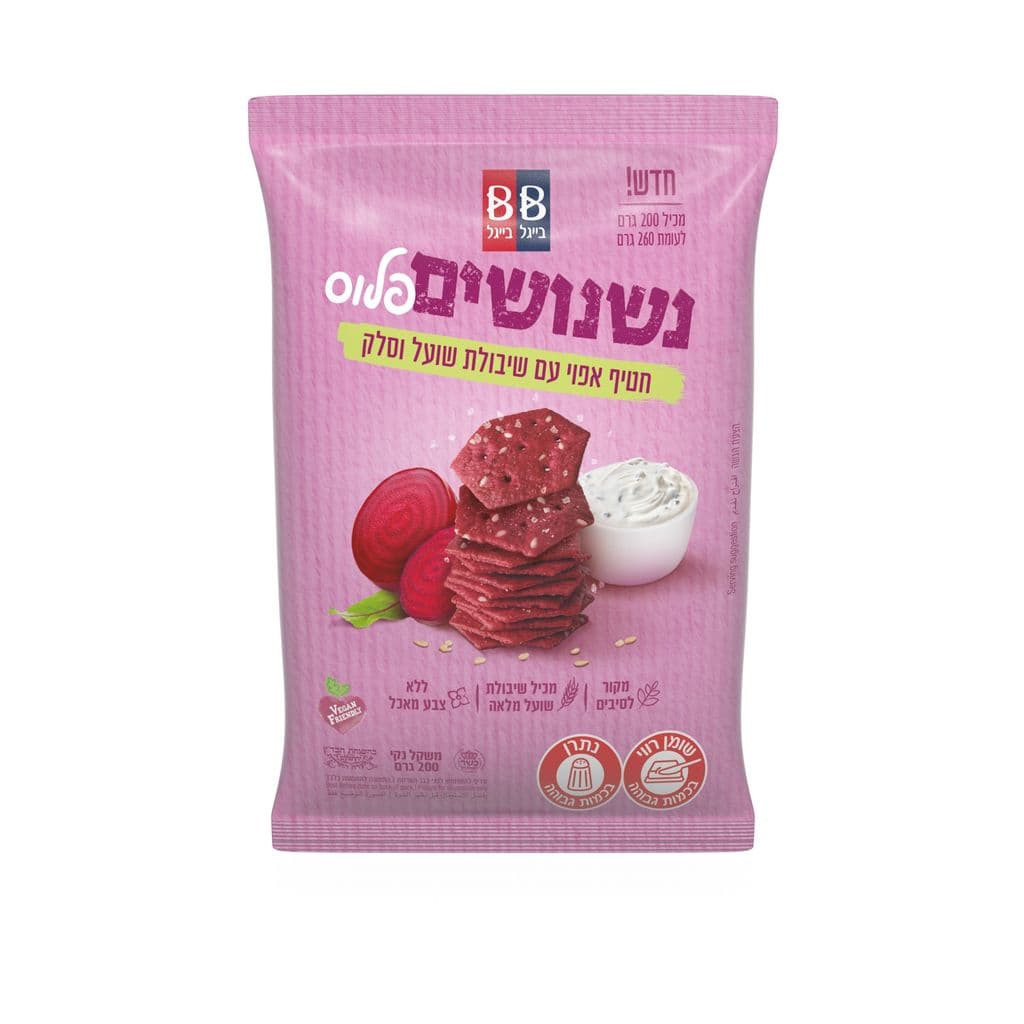 נשנושים פלוס חטיף עם שיבולת שועל וסלק