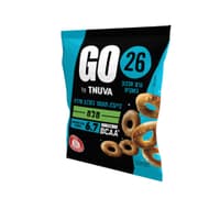 בייגלה GO עם מלח מועשר בחלבון וסיבים עם 26 גרם חלבון 50 גרם