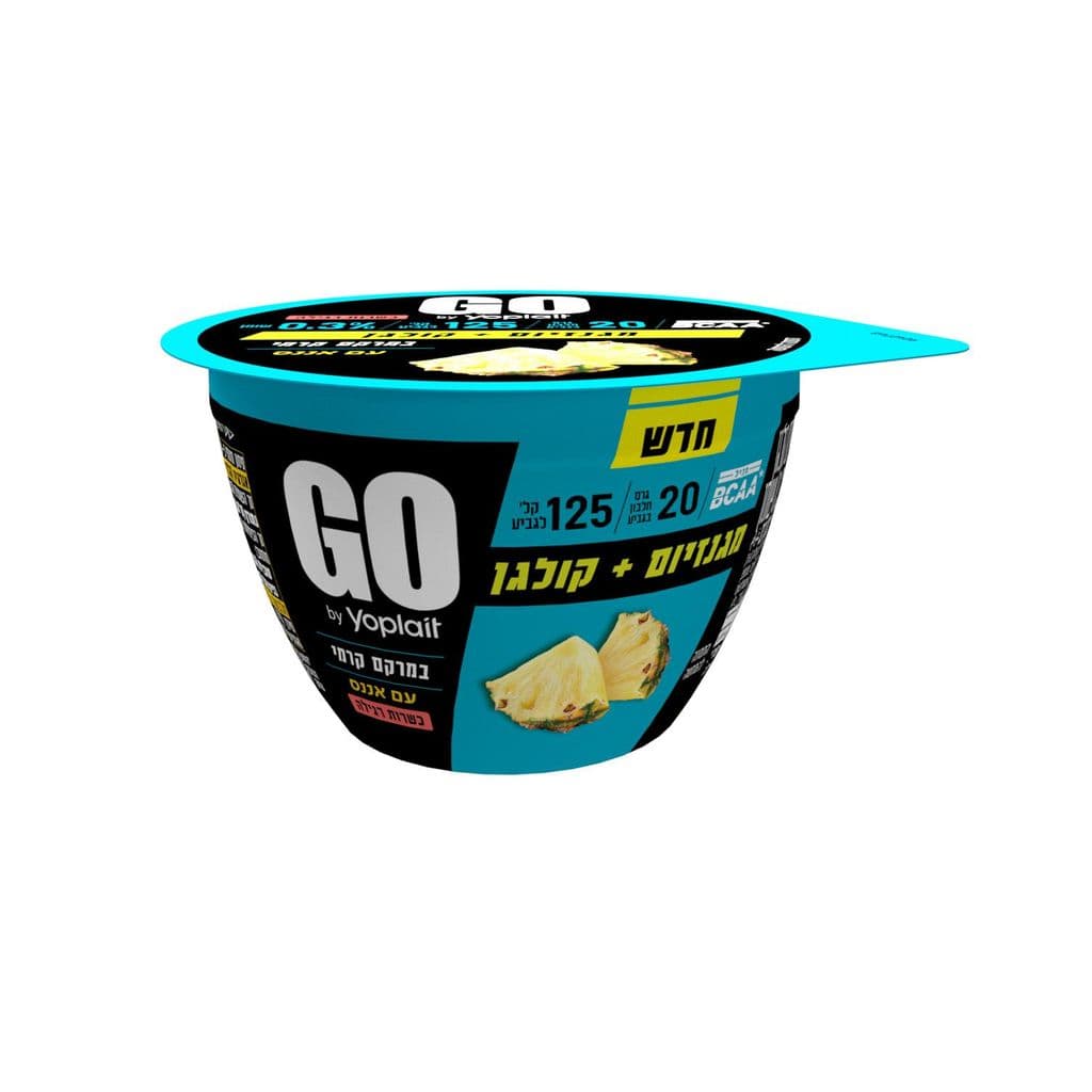 יוגורט חלבון 20 ג GO מגנזיום וקולגן אננס