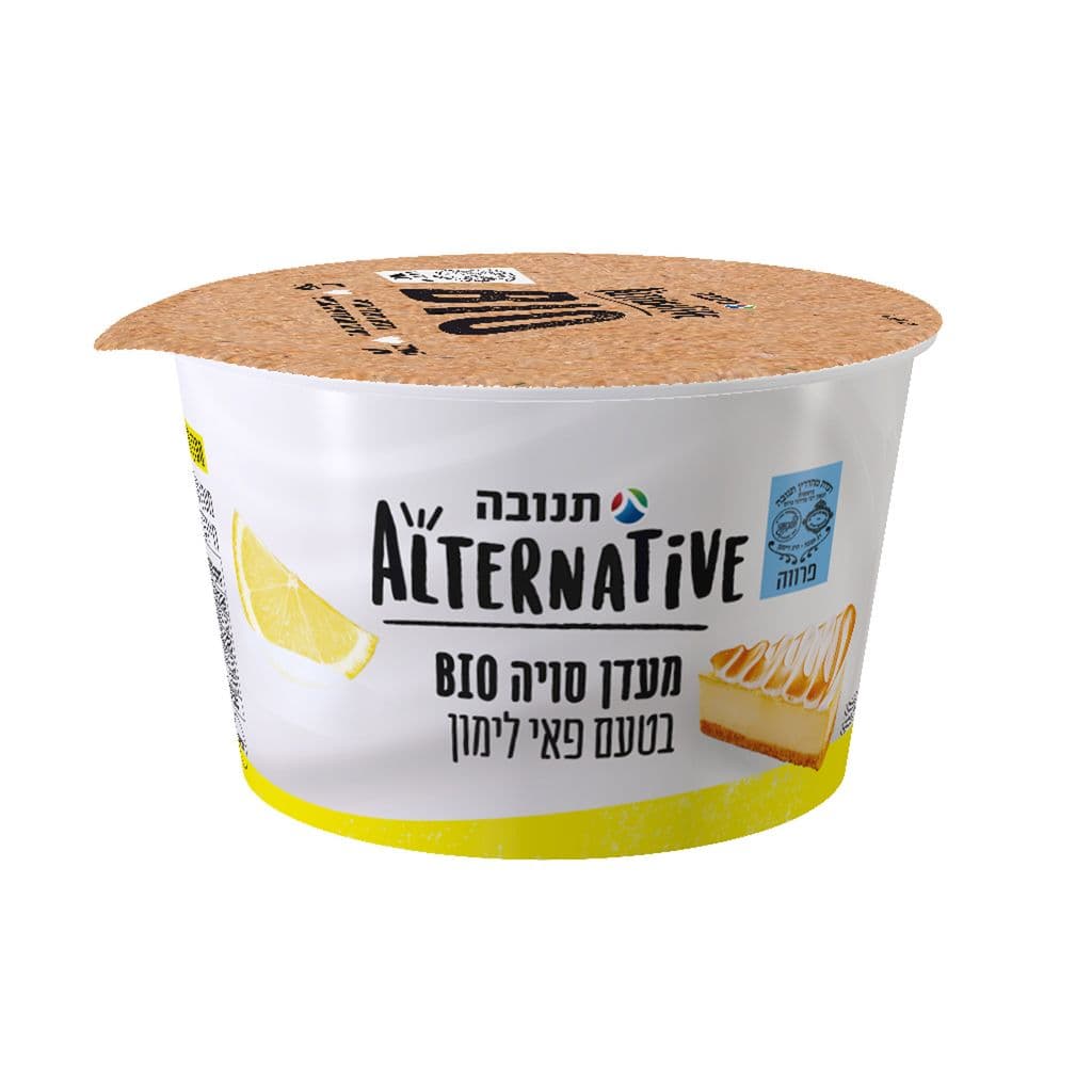 מעדן סויה בטעם פאי לימון 150 גרם