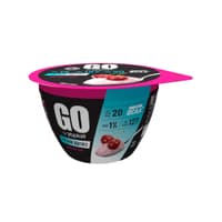 יוגורט חלבון GO במרקם אוורירי עם דובדבן