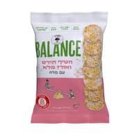 חטיף תירס ואורז מלא עם מלח