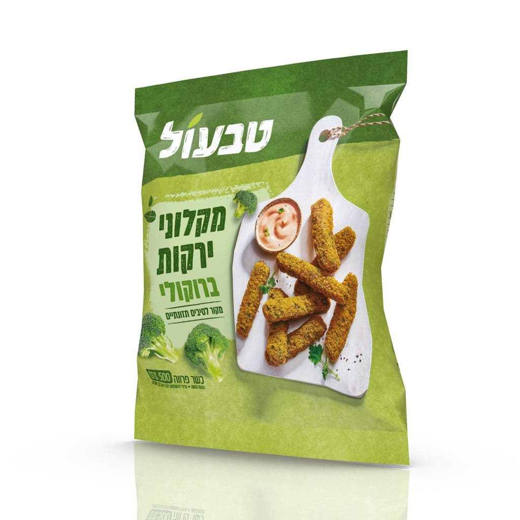 טבעול מקלוני ירקות ירוקים 6*500גרם