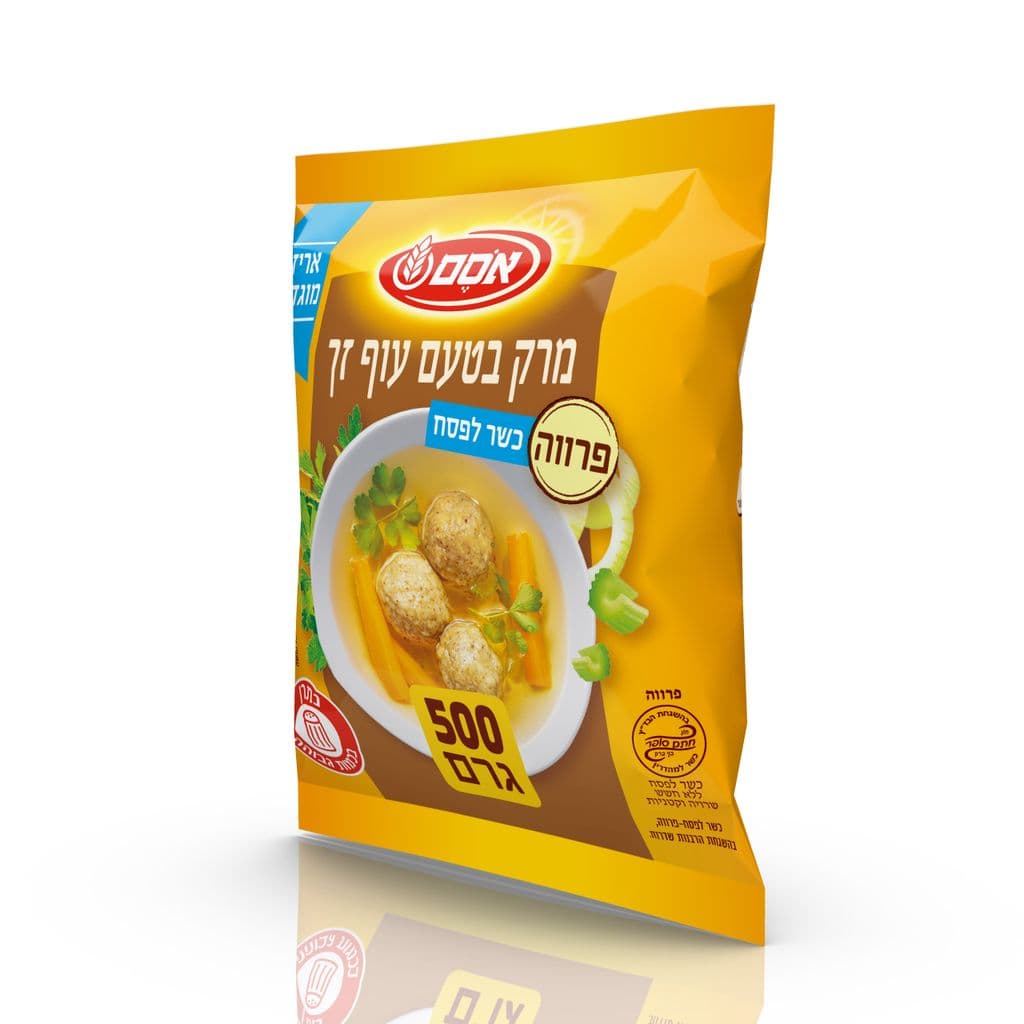 אסם עדיף מרק טעם עוף חתם סופר כלפ8*500ג