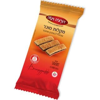 דולצ'ה ויטה עוגיות מקלות סוכר מבצק עלים 450 גרם