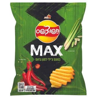 תפוצ'יפס מקס בטעם צ'ילי למון גראס 45 גרם