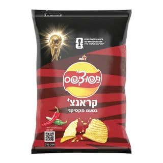 תפוצ'יפס קראנצ' גריל 200 גרם