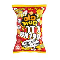 פופסטאר פופקורן בטעם קרמל צ'דר אמריקאי  140 גרם