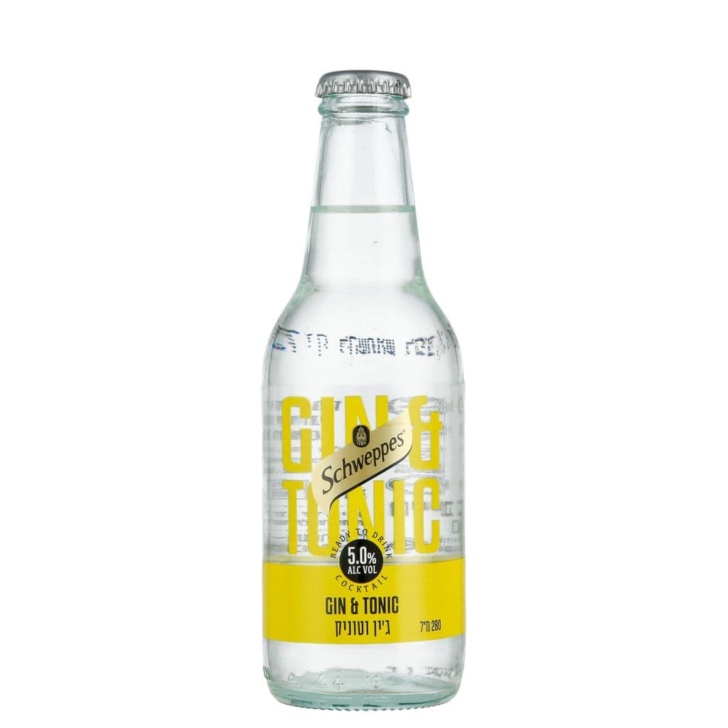 Schweppes коктейль джин-тоник 280 мл