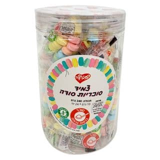 צמיד סודה 10 גרם - 24 יח בצנצנת/12 בקר