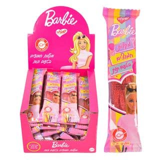 Bâtons de réglisse acides rouges goût fraise Barbie