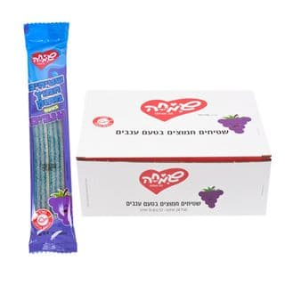 Bonbons de réglisse en bandes 57 g, saveur Kachol Lavan