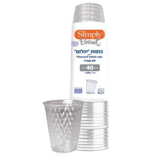 כוס קריסטל יהלום 40 יח`