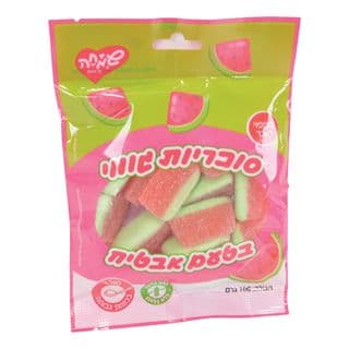 Gummy candies watermelon sugar coated 100 g