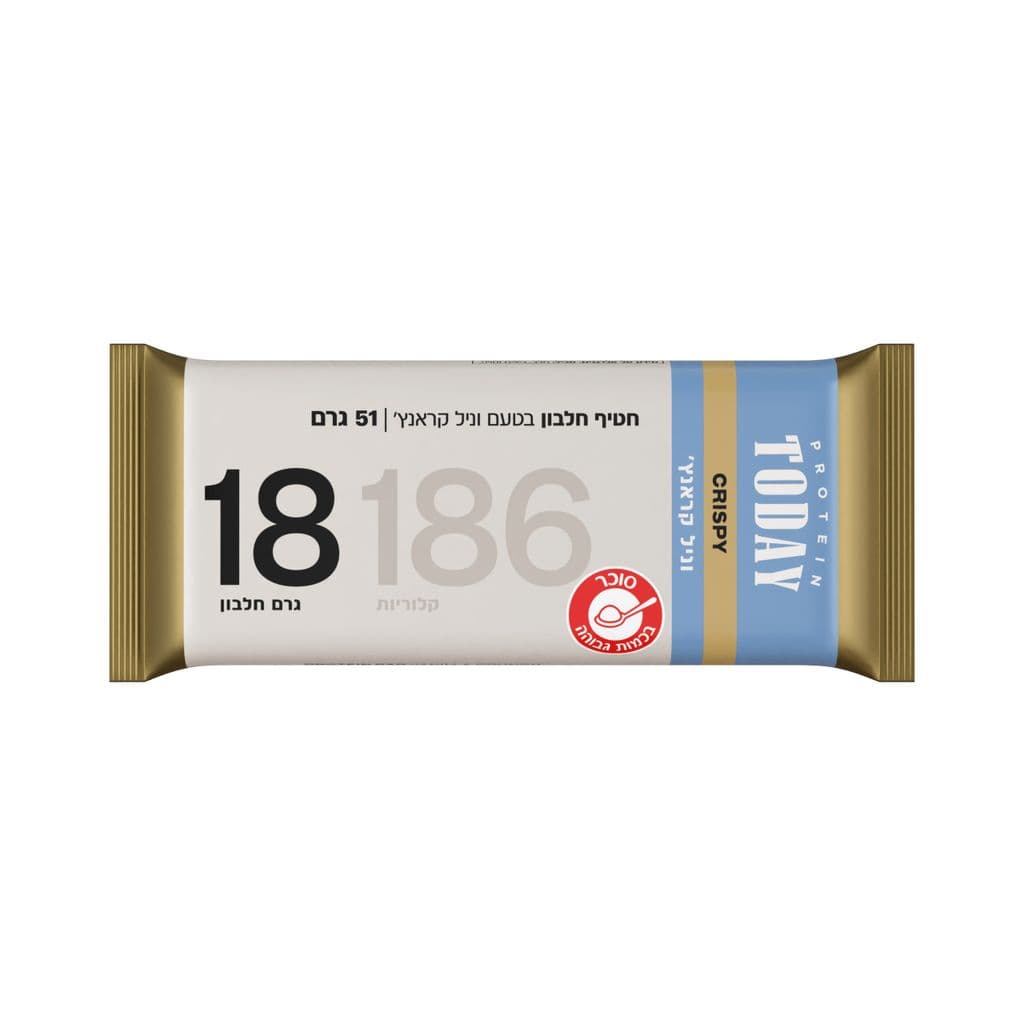 טודיי חטיף חלבון וניל קראנץ' 51 גר'