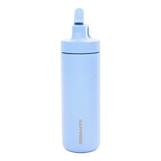 Double Wall Stainless Steel Bottle 550 ml with Straw