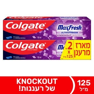 Colgate Max Knockout toothpaste 125 ml * pair