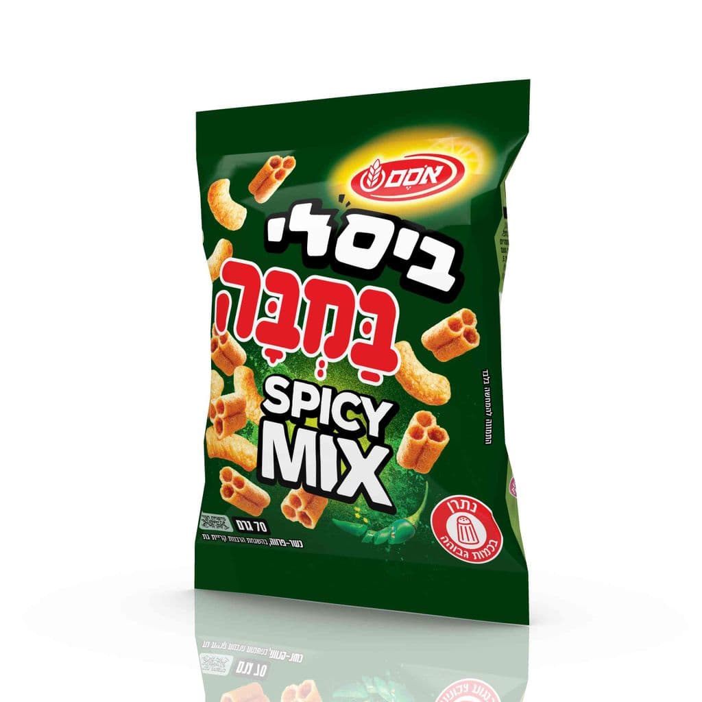 חטיף במבה ביסלי ספייסי מיקס 70גרם