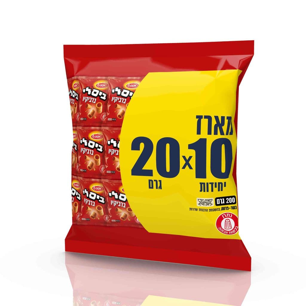 חטיף ביסלי בטעם ברביקיו מארז
