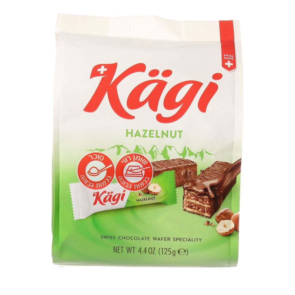 Kagi gaufrette chocolat fourrée crème noisette 125 g