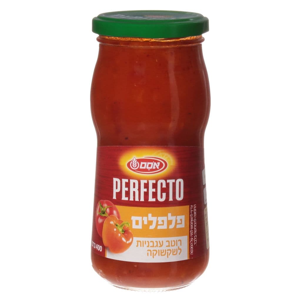 פרפקטו רוטב עגבניות עם פלפלים 400 גרם