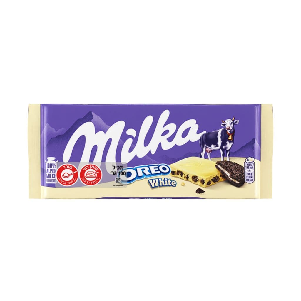 מילקה אוראו לבן 100 גרם