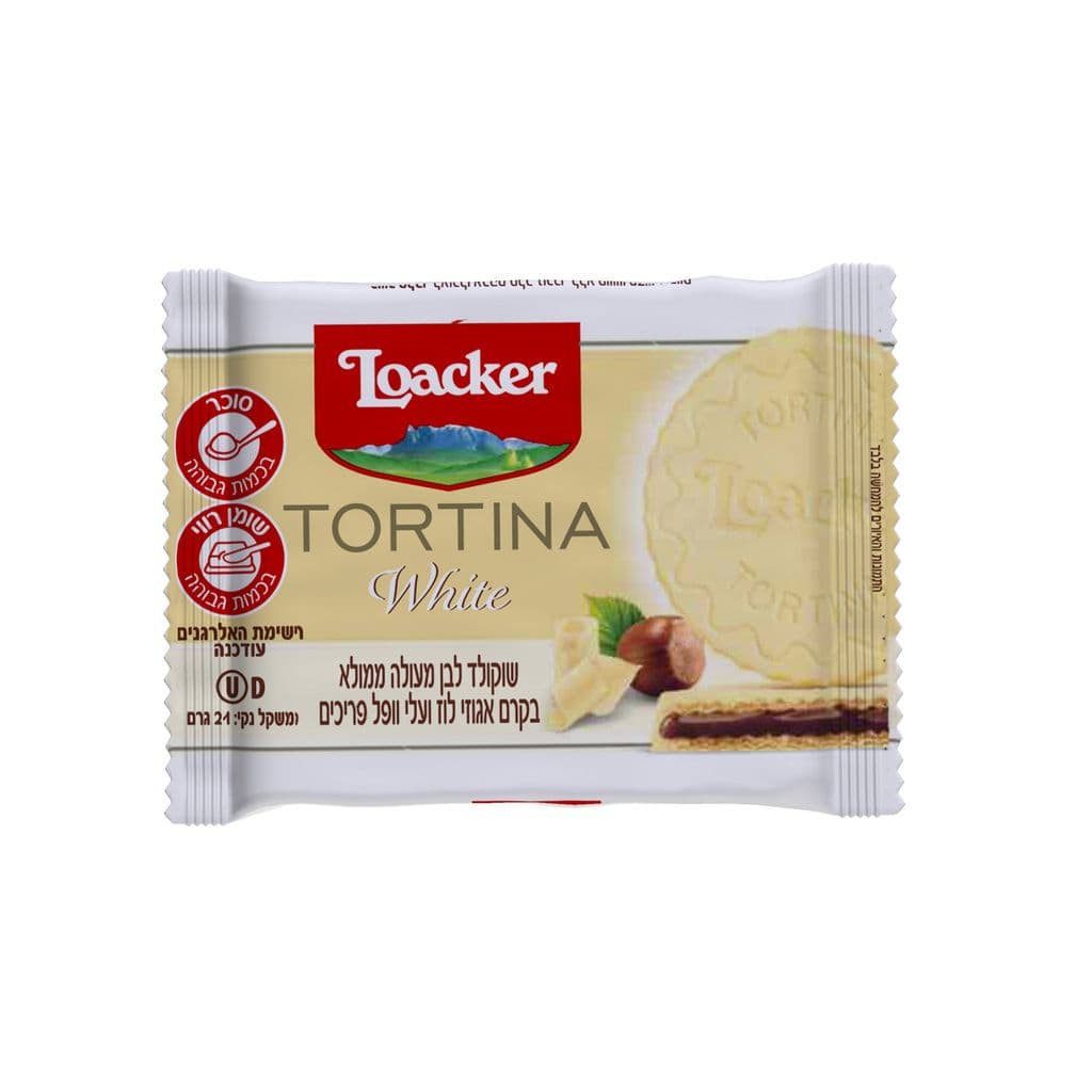 لوح Loacker Tortina White 21 غ