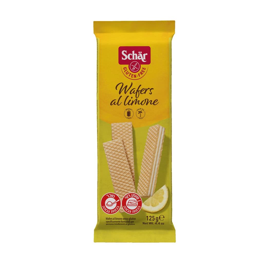 Gaufrette fourrée crème goût citron sans gluten 125 g Sher