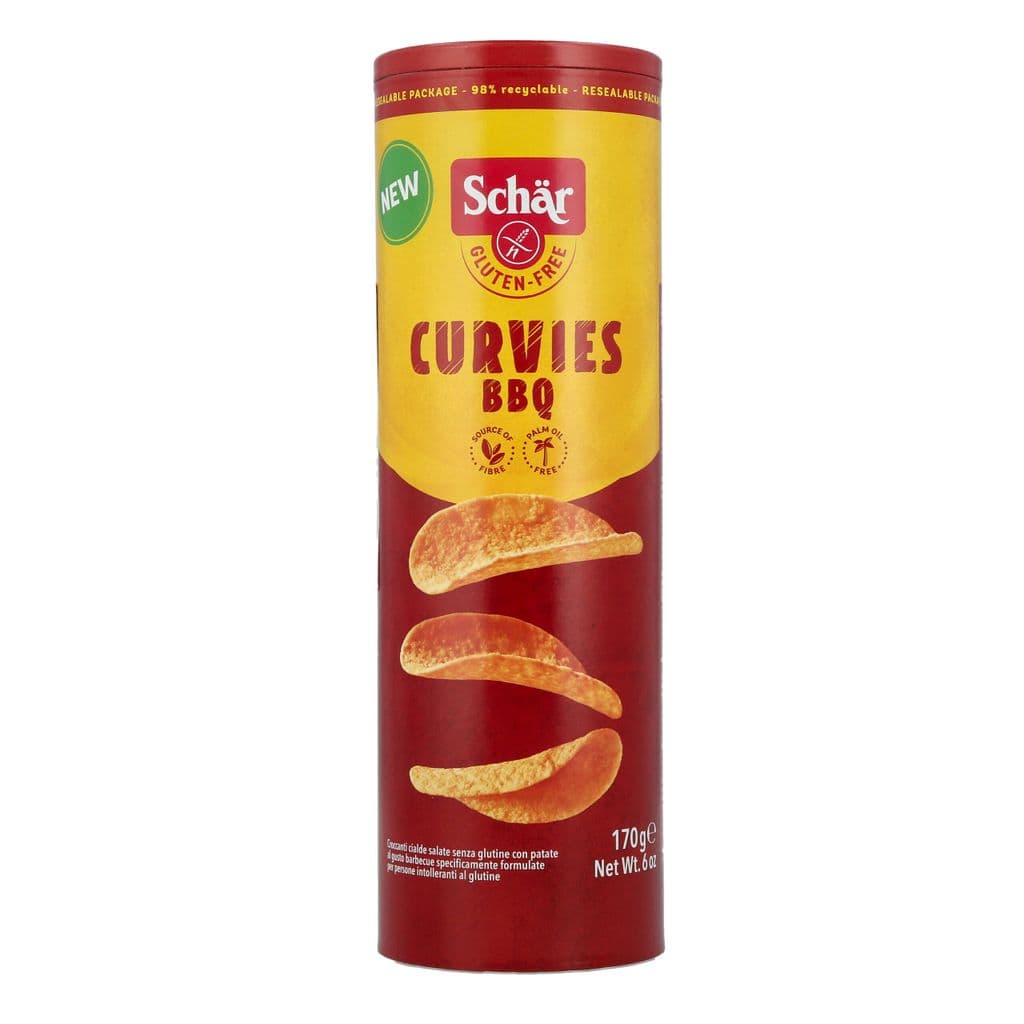 חטיף קרוויס ללא גלוטן בטעם ברביקיו 170 גרם שר CURVIES