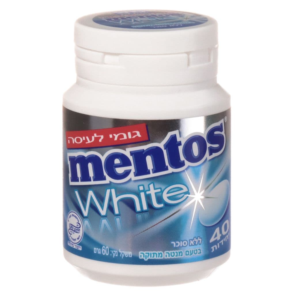 Mentos علكة بدون سكر بنكهة النعناع الحلو