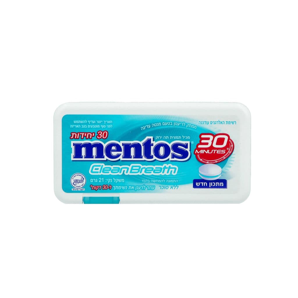 מנטוס בטעם מנטה עדינה 21 גרם
