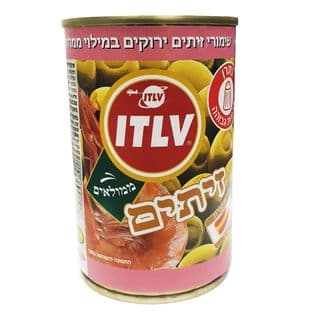 زيتون أخضر محشو بالجمبري 300 غ ITLV