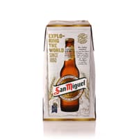 San Miguel - בירה פילסנר פרימיום לאגר 5.4% אלכוהול – מארז רביעיה בקבוק 330 מ"ל