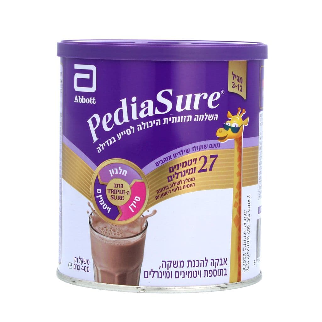 פדיאשור השלמה תזונתית בטעם שוקולד 400 גר