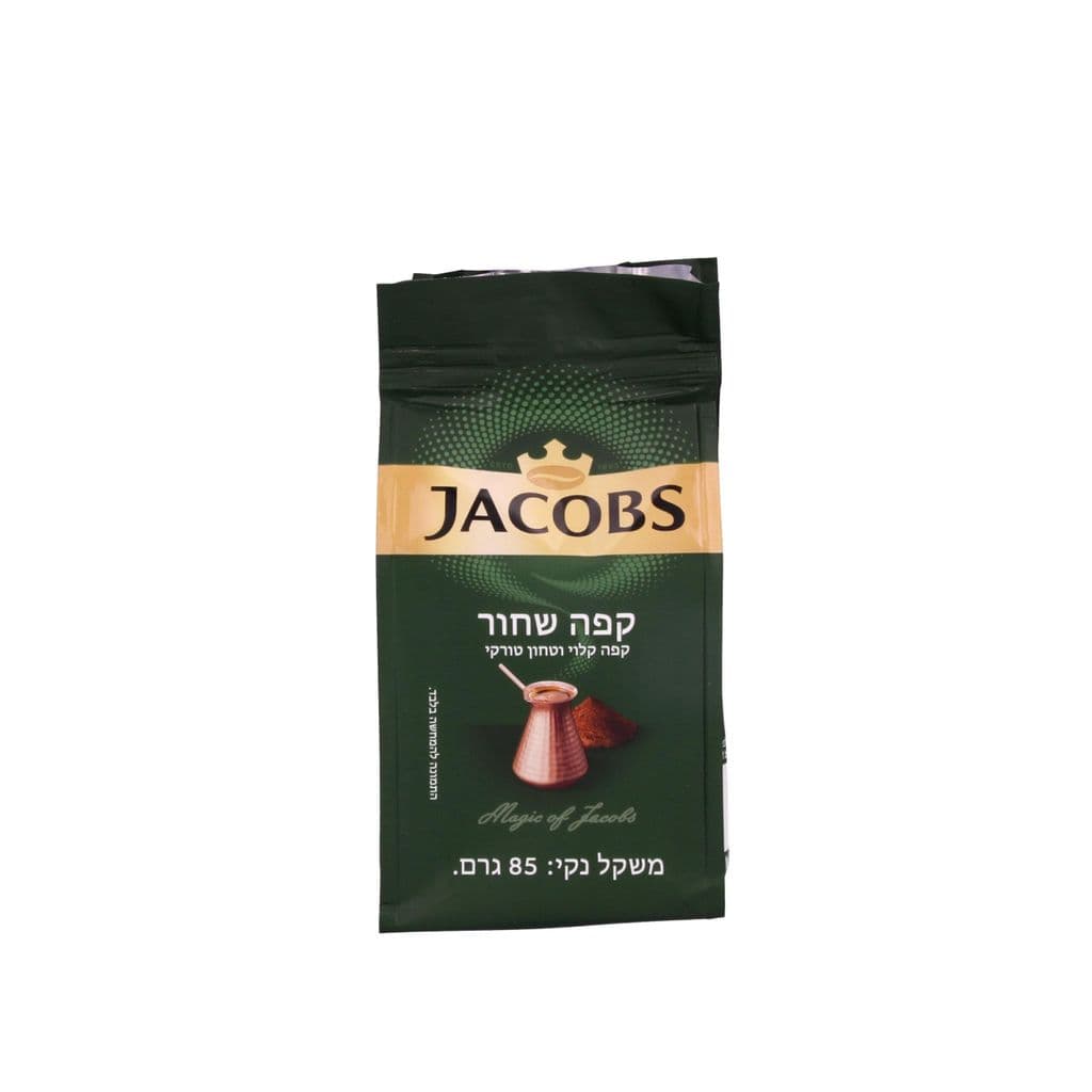Jacobs قهوة سوداء، قهوة تركية محمصة مطحونة 85 غ