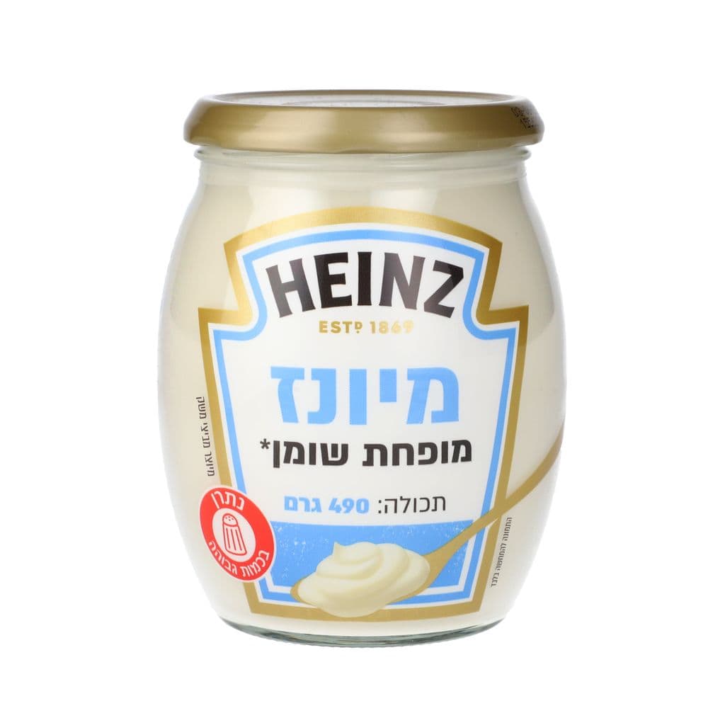 היינץ מיונז לייט צנצנת 490 גר