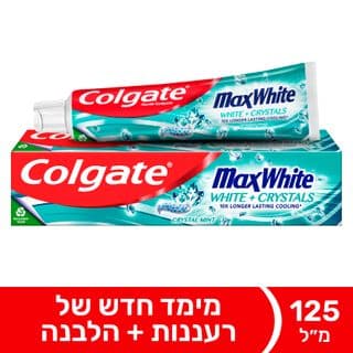 משחת שיניים מ.וויט קריסטל מרענן 125 מ"ל