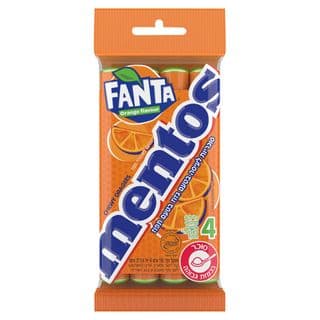 Конфеты Mentos в рулоне, вкус Fanta апельсин 150 г